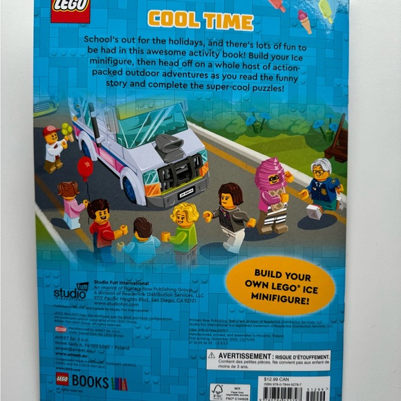 Lego Cool Time Book with Ice Cream Cone Minifigure - Picture 3 of 3